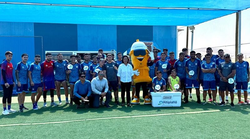 Aguas del Altiplano renueva su compromiso con San Marcos de Arica y el futbol regional