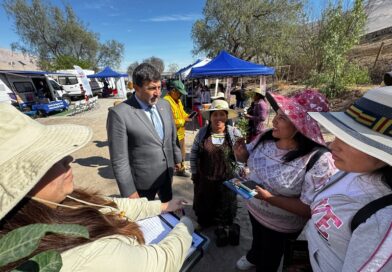 Gobierno en Terreno acerca servicios públicos y beneficio del gas a familias de Pampa Algodonal en Azapa