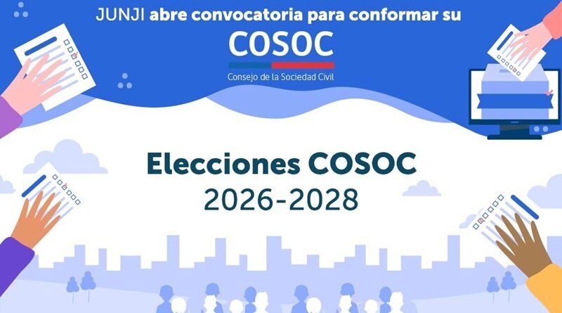 JUNJI convoca a la ciudadanía a inscribirse para participar en la elección del Consejo de la Sociedad Civil