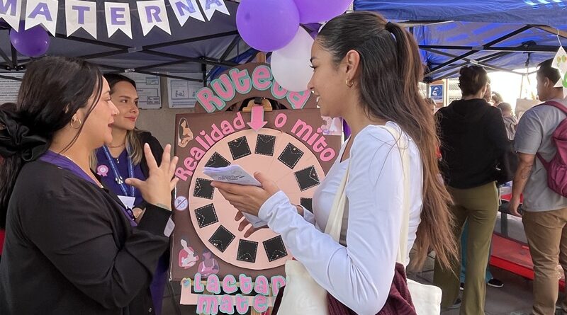 Servicio de Salud Arica y Parinacota realizó feria para promover los beneficios de la lactancia materna