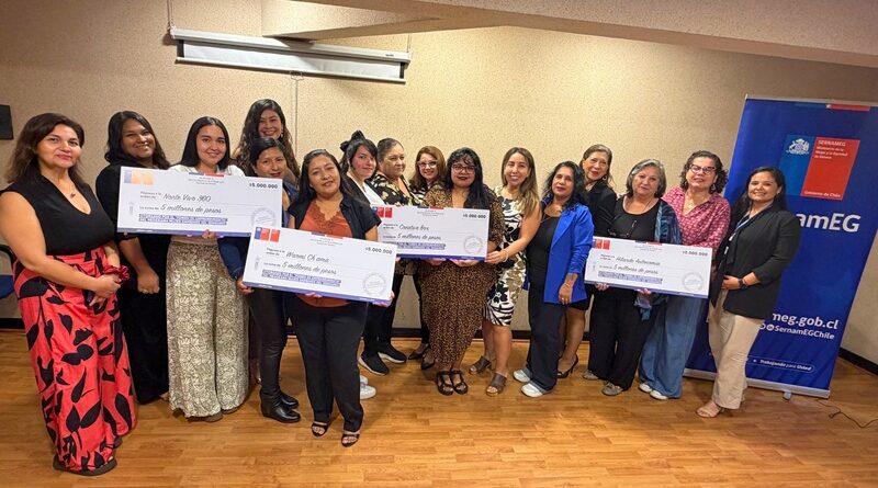 SernamEG adjudica $20 millones para impulsar cuatro proyectos colectivos de mujeres emprendedoras de Arica y Parinacota